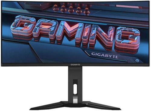 Монитор 34" GIGABYTE MO34WQC2 3440x1440, OLED LED, 21:9, 250cd/m2, 1500000:1, 0.03ms, 178гр/178гр, HDMI, матовая HAS, DP, USB, черный