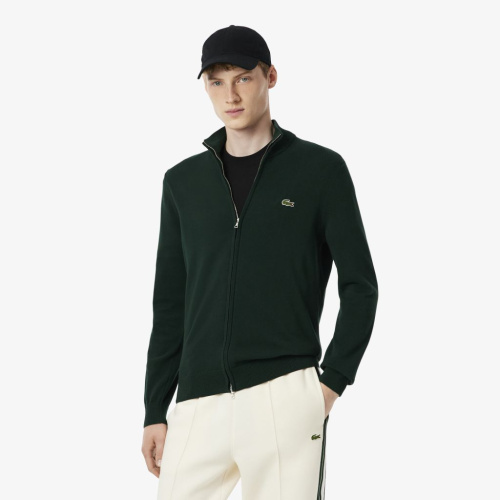 Мужской свитер Lacoste на молнии из органического хлопка