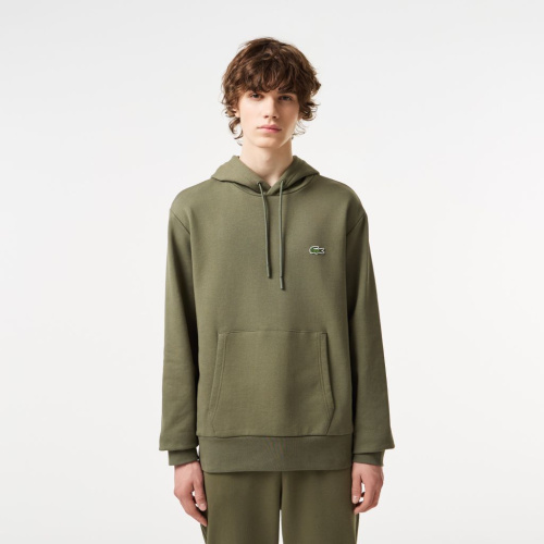 Мужская толстовка - худи Lacoste классического кроя из органического хлопка