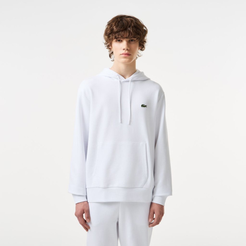 Мужская толстовка - худи Lacoste классического кроя из органического хлопка