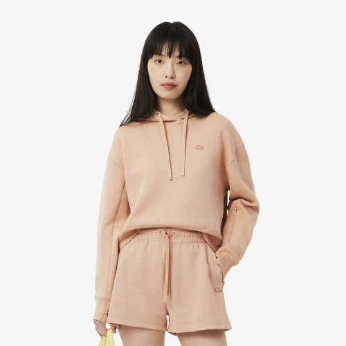 Женская толстовка Lacoste свободного кроя с капюшоном