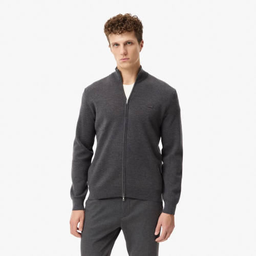 Мужской шерстяной свитер Lacoste на молнии