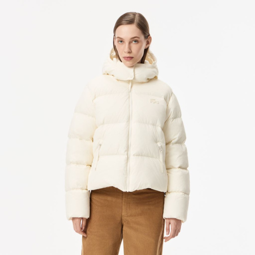 Женская короткая куртка Lacoste с капюшоном