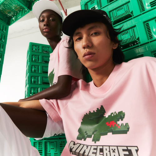 Футболка Lacoste x Minecraft унисекс