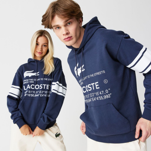 Толстовка - худи Lacoste оверсайз унисекс