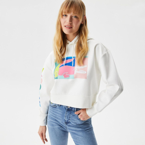 Женская толстовка Lacoste свободного кроя