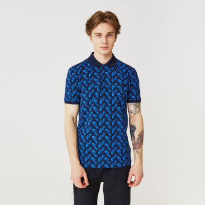 Мужское поло Lacoste приталенного кроя