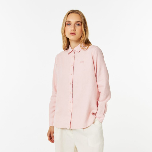 Женская рубашка Lacoste свободного кроя