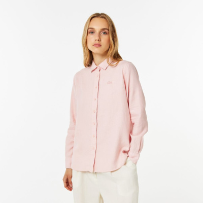 Женская рубашка Lacoste свободного кроя