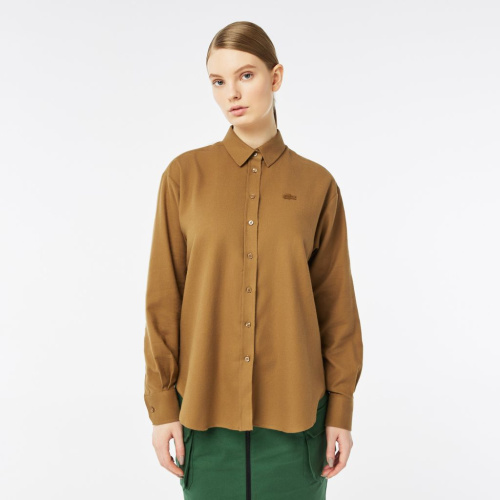 Женская рубашка Lacoste свободного кроя