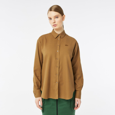 Женская рубашка Lacoste свободного кроя