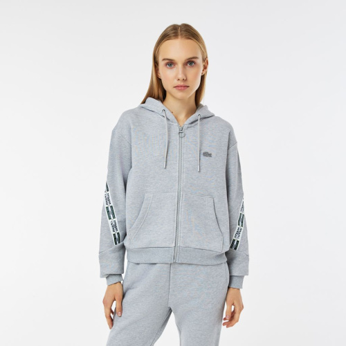 Женская толстовка Lacoste укороченного кроя с капюшоном