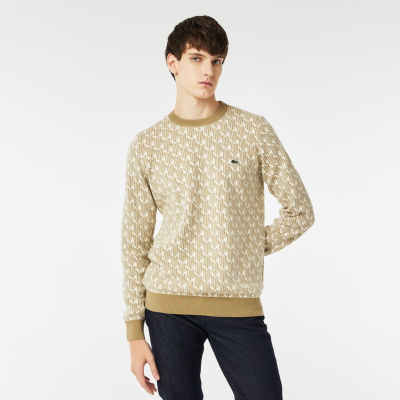 Мужской свитер Lacoste свободного кроя