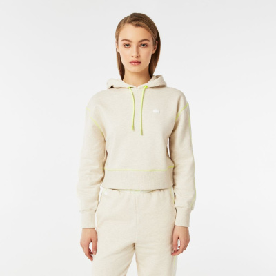 Женская толстовка Lacoste свободного кроя с капюшоном
