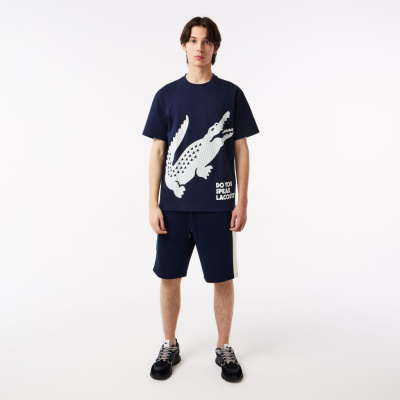 Мужские шорты Lacoste колор-блок