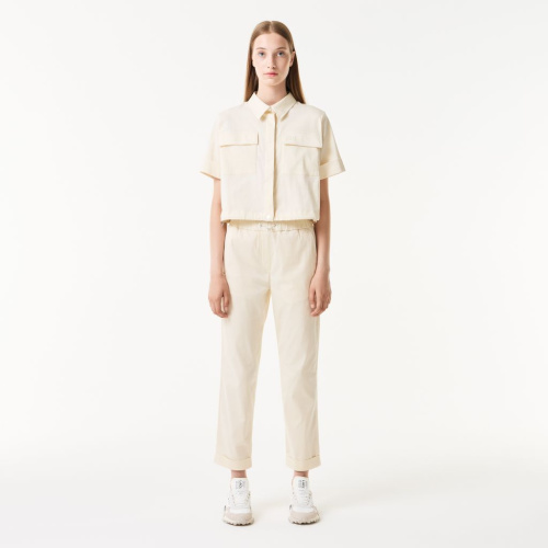 Женские брюки Lacoste стандартного кроя с регулируемым поясом