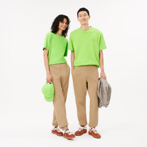 Спортивные хлопковые брюки Lacoste унисекс