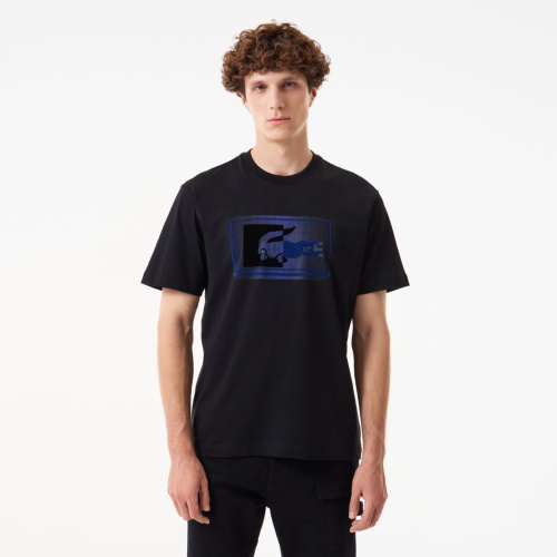 Мужская футболка Lacoste классического кроя