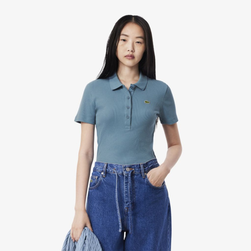 Женское поло Lacoste приталенного кроя из органического хлопка