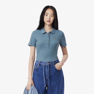 Женское поло Lacoste приталенного кроя из органического хлопка