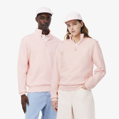 Свитшот Lacoste унисекс с застежкой-молнией с высоким воротом