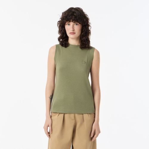 Женская футболка Lacoste приталенного кроя