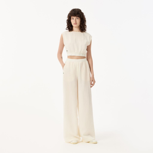 Женские прямые спортивные брюки Lacoste свободного кроя