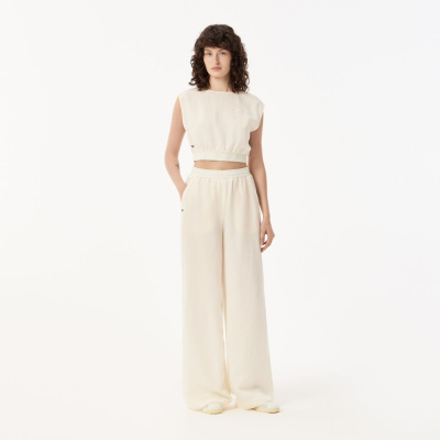 Женские прямые спортивные брюки Lacoste свободного кроя