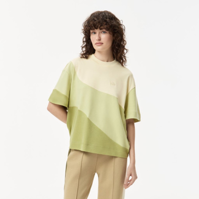 Женская футболка Lacoste свободного кроя