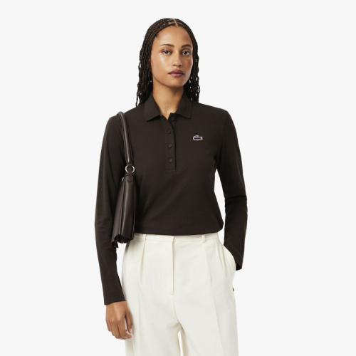 Женское поло Lacoste стандартного кроя
