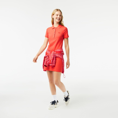 Женское платье-поло Lacoste приталенного кроя