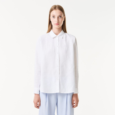 Женская рубашка Lacoste свободного кроя