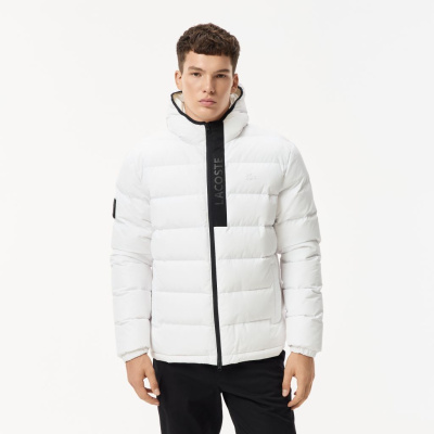 Мужская стёганая куртка Lacoste с капюшоном
