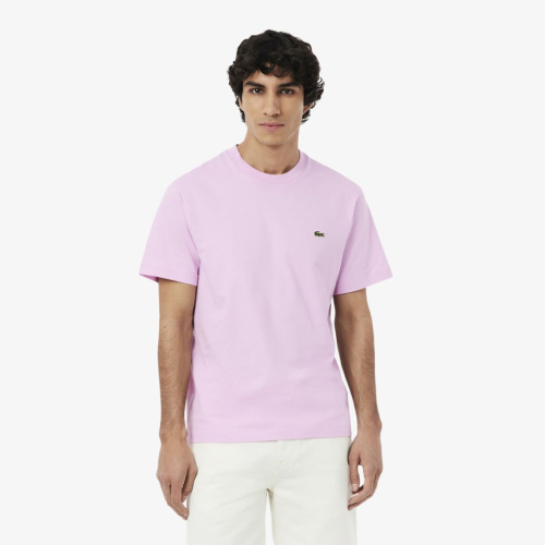 Мужская хлопковая футболка Lacoste с коротким рукавом