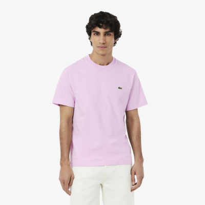 Мужская хлопковая футболка Lacoste с коротким рукавом