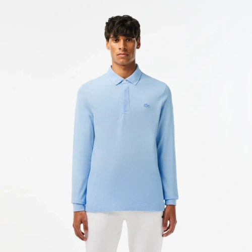 Мужское поло Lacoste с длинными рукавами