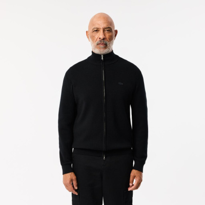 Мужской шерстяная свитер Lacoste на молнии