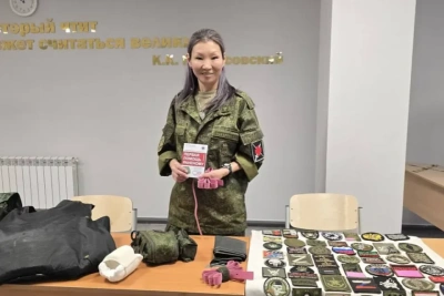 Ветеран СВО из Якутии стала лектором российского общества «Знание» / ЯСИА   