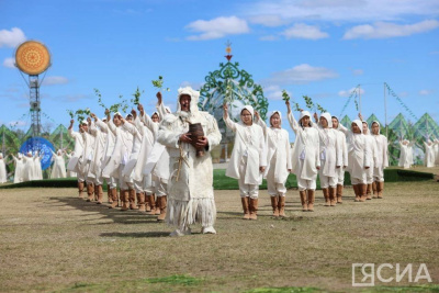 В Амгинском районе состоялось открытие Ысыаха Олонхо / Саина Титова  Амгинский Республика Саха (Якутия)