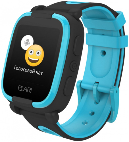 Умные часы Elari Kidphone 2 Чёрные / Голубые