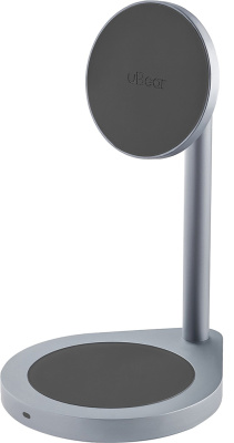 Беспроводное зарядное устройство uBear Stage Серое