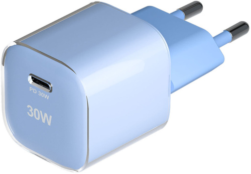 Зарядное устройство Red Line NQC-17 USB-C Голубое