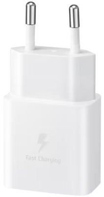Зарядное устройство Samsung EP-T1510XWEGEU с кабелем USB-C Белое