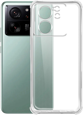 Клип-кейс BoraSCO Bumper для Xiaomi 13T Прозрачный