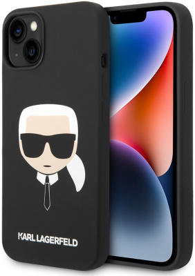 Клип-кейс Karl Lagerfeld Magsafe для Apple iPhone 14 Plus Чёрный