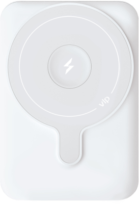 Портативное зарядное устройство VLP Dual Magsafe Qi 5000 мАч Белое