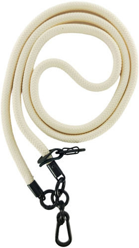Шнурок Krutoff Нейлон для телефона и ключей 1,2 м Бежевый