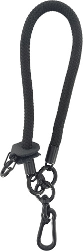 Шнурок Krutoff Нейлон для телефона и ключей 0,3 м Чёрный