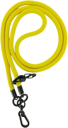 Шнурок Krutoff Нейлон для телефона и ключей 1,2 м Жёлтый