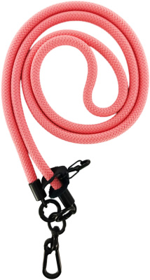 Шнурок Krutoff Нейлон для телефона и ключей 1,2 м Розовый